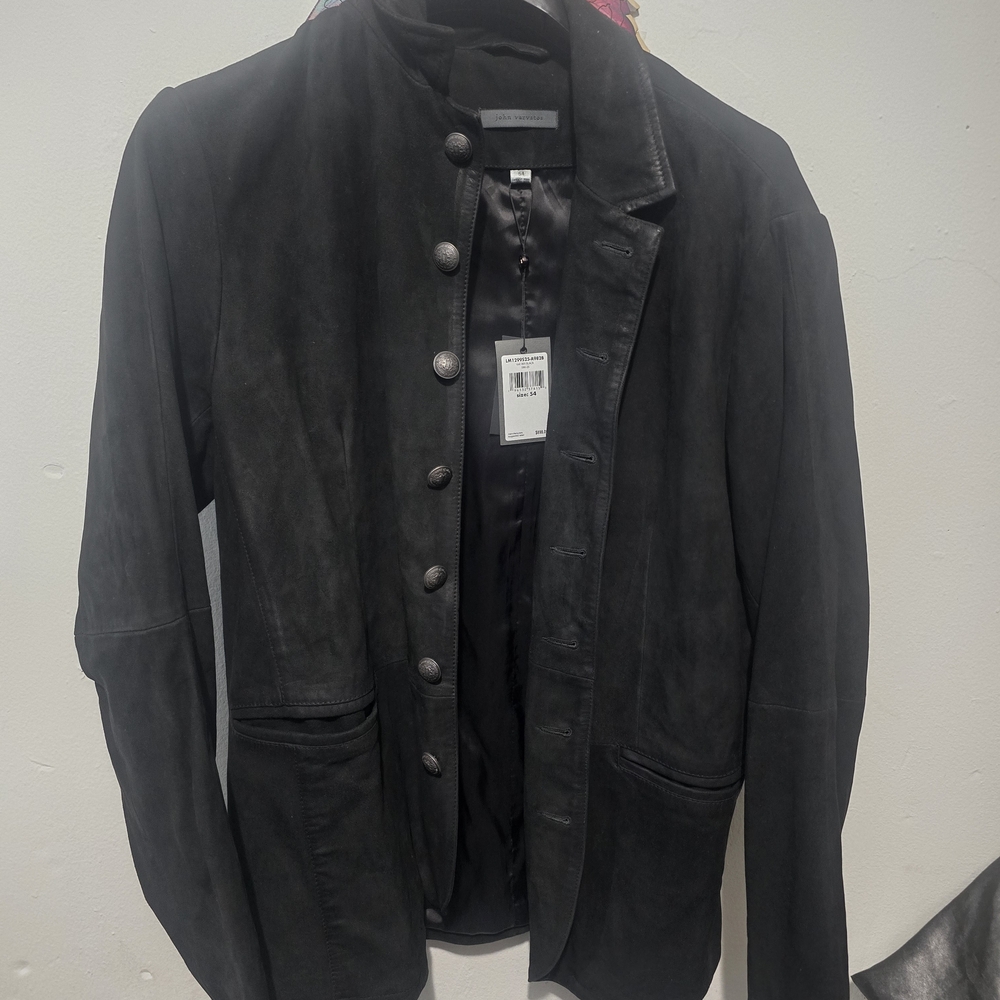John Varvatos Ward Suede Jacket